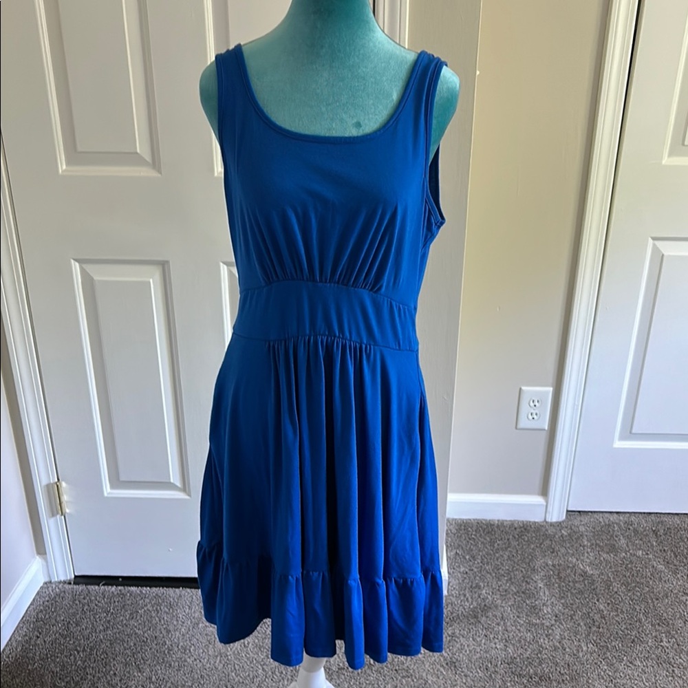 Unbranded mini summer dress blue Large